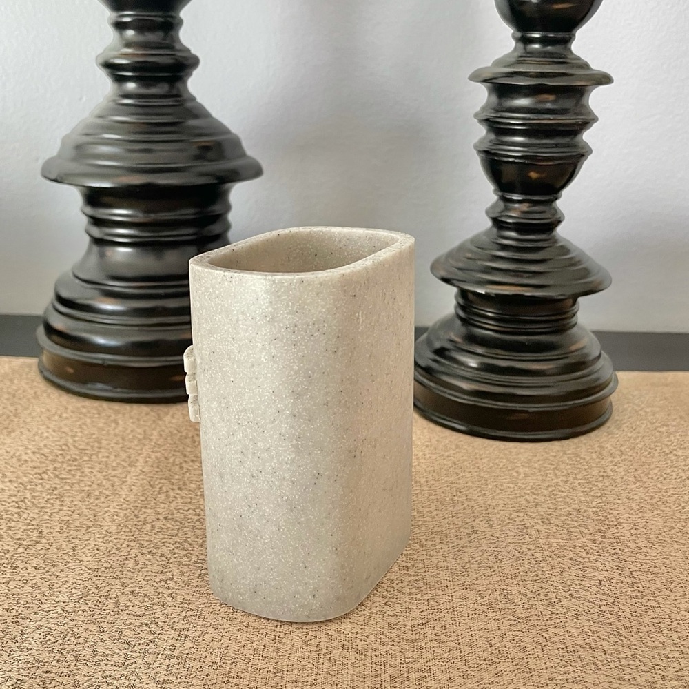 New Sandstone Bathroom Set-RINSE Cup/Soap Dish - Picture 3 of 4